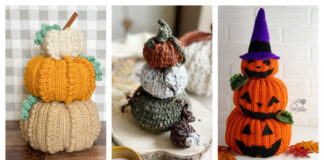 8 Stacked Pumpkins Free Crochet Pattern