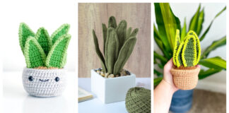 Amigurumi Snake Plant Crochet Patterns