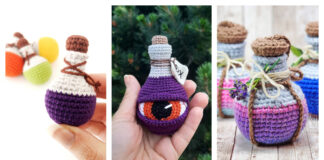 Potion Bottle Amigurumi Crochet Patterns