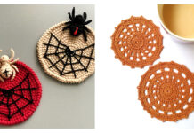 10+ Halloween Spider Web Coaster Crochet Patterns