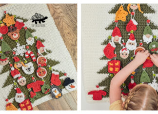 Advent Calendar Free Crochet Pattern and Video Tutorial