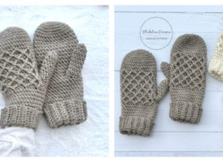 Tumbledown Mittens Free Crochet Pattern