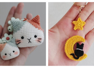 Amigurumi Cat Keychain Crochet Patterns