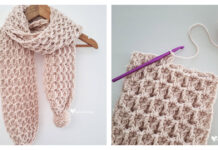 Cozy Cable Look Scarf Free Crochet Pattern