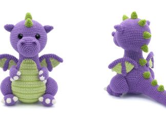 Elio the Dragon Amigurumi Free Crochet Pattern