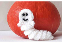 Ghost Worry Worm Free Crochet Pattern and Video Tutorial