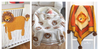 Lion Baby Blanket Crochet Patterns