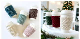 Montero Cup Cozy Free Crochet Pattern and Video Tutorial