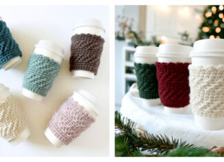 Montero Cup Cozy Free Crochet Pattern and Video Tutorial