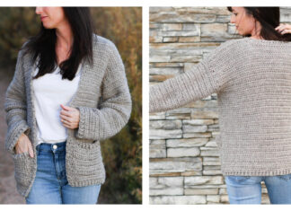 My Boyfriend Cardigan Free Crochet Pattern