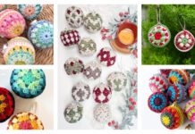 10+ Granny Christmas Bauble Ornament Crochet Patterns