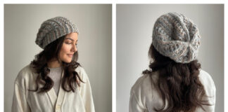 Birch Beanie Hat Free Crochet Pattern