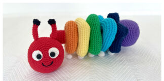 Caterpillar Stacking Toy Free Crochet Pattern