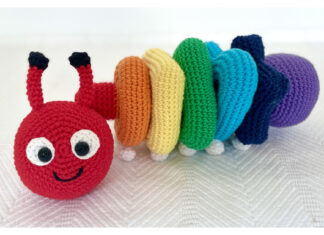 Caterpillar Stacking Toy Free Crochet Pattern