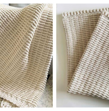 Country Cottage Throw Free Crochet Pattern and Video Tutorial