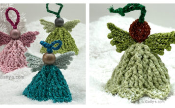 Guardian Angel Ornament Free Crochet Pattern and Video Tutorial