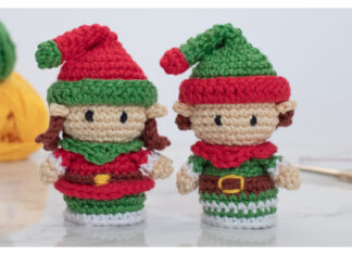 Mini Elf Amigurumi Free Crochet Pattern and Video Tutorial