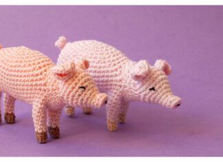 Penny the Pig Amigurumi Free Crochet Pattern and Video Tutorial