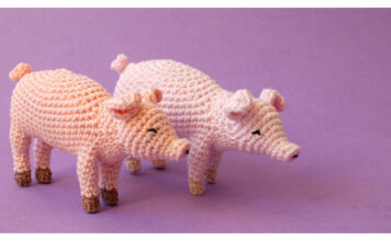 Penny the Pig Amigurumi Free Crochet Pattern and Video Tutorial