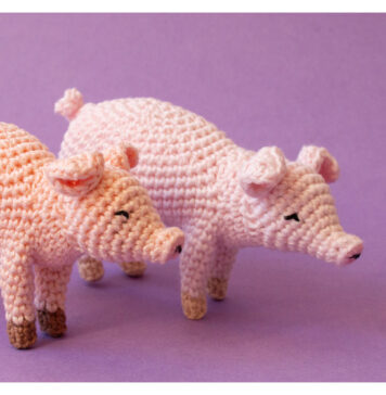 Penny the Pig Amigurumi Free Crochet Pattern and Video Tutorial