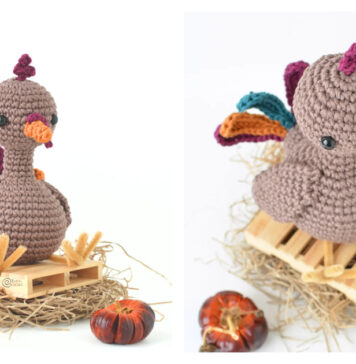 Stewie the Turkey Amigurumi Free Crochet Pattern