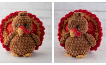 Toby the Turkey Amigurumi Free Crochet Pattern