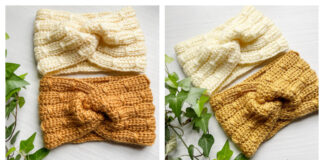 Amber Frost Headband Free Crochet Pattern and Video Tutorial