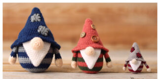 Beginner Gnome Amigurumi Free Crochet Pattern