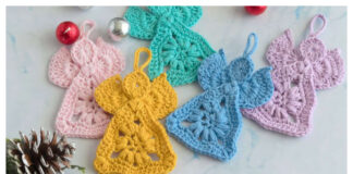 Easy Angel Ornament Free Crochet Pattern and Video Tutorial