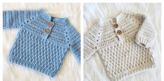 Hudson Baby Sweater Free Crochet Pattern