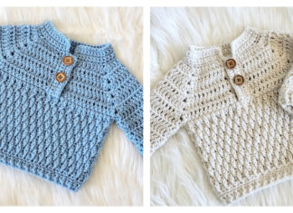 Hudson Baby Sweater Free Crochet Pattern