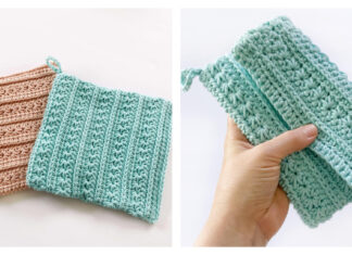 Star Stitch Potholder Free Crochet Pattern and Video Tutorial