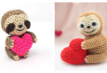 Amigurumi Valentine's Day Sloth Crochet Patterns