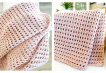 Blush Breeze Blanket Free Crochet Pattern and Video Tutorial