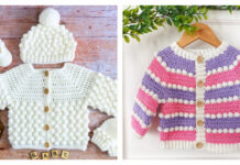 Bobbles Baby Jacket Crochet Patterns