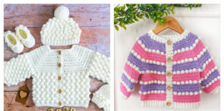 Bobbles Baby Jacket Crochet Patterns