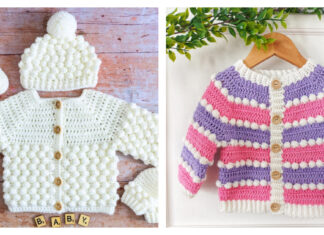 Bobbles Baby Jacket Crochet Patterns