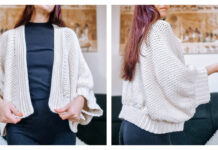 Cloud Cocoon Cardigan Free Crochet Pattern and Video Tutorial