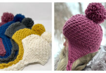 Cumberland Earflap Hat Free Crochet Pattern and Video Tutorial