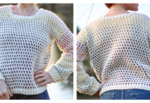 Dip Dye Sweater Free Crochet Pattern and Video Tutorial