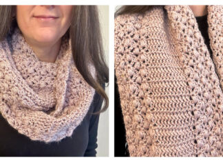 Fireside Infinity Scarf Free Crochet Pattern and Video Tutorial