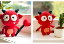 Little Love Devil Amigurumi Free Crochet Pattern