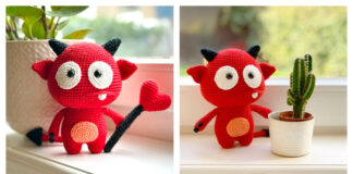 Little Love Devil Amigurumi Free Crochet Pattern