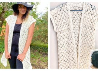 Ocean's Breath Cardi Free Crochet Pattern