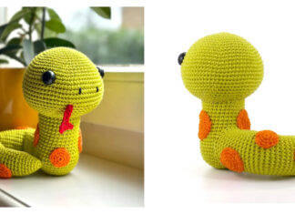 Simon the Snake Amigurumi Free Crochet Pattern and Video Tutorial