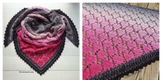 Sweet Valentine Shawl Free Crochet Pattern