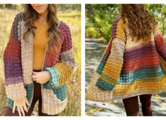 The Echoes Cardigan Free Crochet Pattern and Video Tutorial