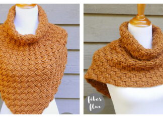 Vanilla Toffee Cowl Free Crochet Pattern and Video Tutorial