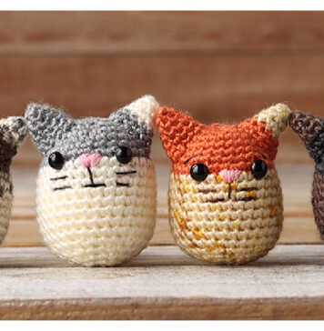 Cat Egg Amigurumi Free Crochet Pattern