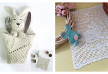 Easter Napkin Free Crochet Patterns